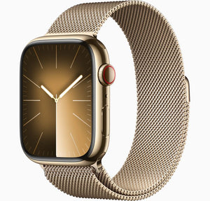 Apple Watch Series 6 (Late 2020) GPS/Cellular A2294  - 44mm Gold Stainless Steel Case & Gold Milanese Loop