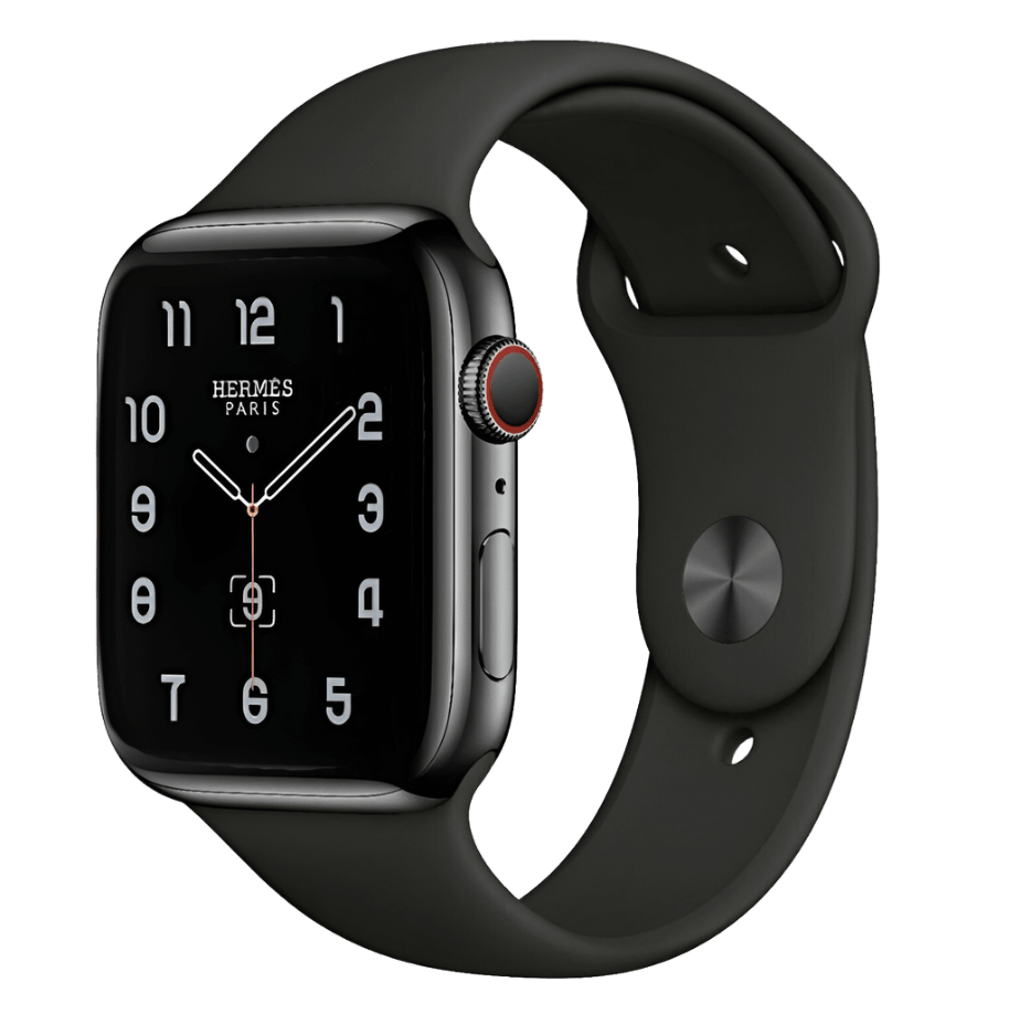 Hermes Apple Watch Series 7 GPS Cellular 41 mm Space Black Stainles