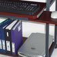 STS7801 32" Rolling Compact Computer Desk with Printer Shelf - Dark Cherry