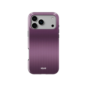 Violet Reverie | Purple Gradient Fluted Glass iPhone Case