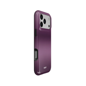 Violet Reverie | Purple Gradient Fluted Glass iPhone Case
