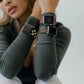 Crimson Bloom Watch Band