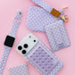 Grape Dots Zipper Pouch