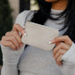 Cream Small Zipper Pouch