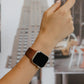 Crimson Bloom Watch Band