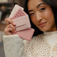 Blushing Gingham Magnetic Wallet