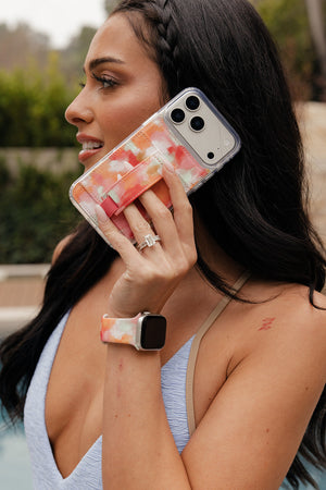 Water Color Waves Watch Band