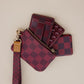 Cozy Check Wrist Lanyard