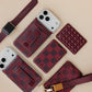 Cozy Check Wrist Lanyard