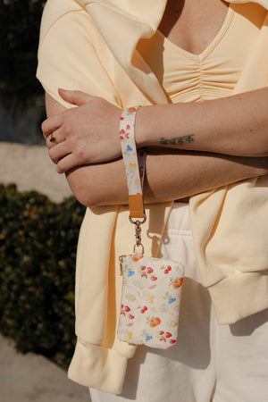Berry Blossom Wrist Lanyard