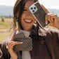 Cocoa Dot Zipper Pouch