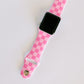 Bubblegum Check Watch Band