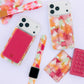 Water Color Waves Magnetic Wallet