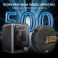 GT-3 High Speed PETG Filament, Glossy, 1.75mm, +/-0.04mm, 1KG, Black White Transparent