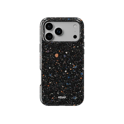 Obsidian Mist | Black Paint Splatter iPhone Case