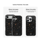 Obsidian Mist | Black Paint Splatter iPhone Case