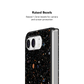 Obsidian Mist | Black Paint Splatter iPhone Case