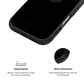 Obsidian Mist | Black Paint Splatter iPhone Case