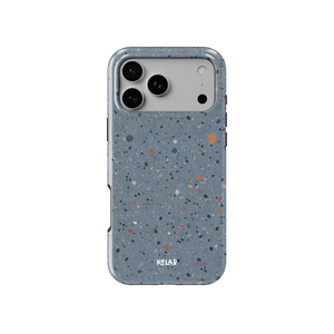 Seaside Drift | Blue Paint Splatter iPhone Case