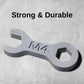 Black, White, Gray, Silver, 1.75mm ABS Filament 1.75mm, 500g x 4 Pack