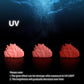 Glow-in-the-dark Red 1.75mm PRO-3 PETG Filament, 1kg