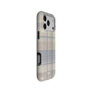 Oatmilk | Beige Flannel Plaid iPhone Case
