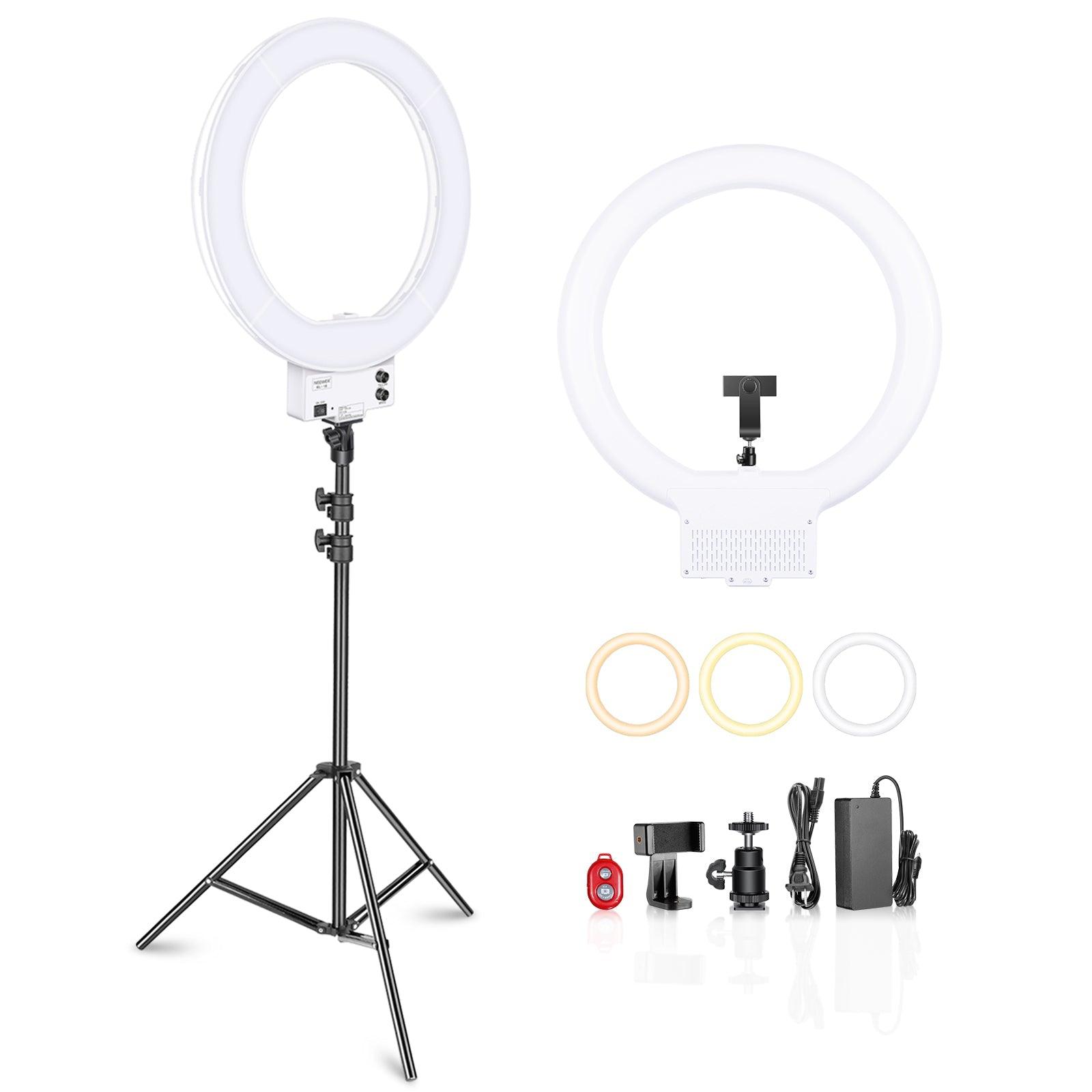12 Inch Dimmable LED Selfie Ring Light Kit With Tripod Stand,Carrying Bag,Photo Holder Video Studio Photography Lighting For Makeup,Live Streaming,Tiktok,YouTube Video