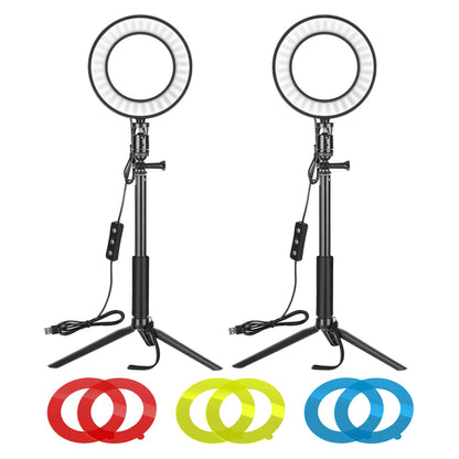 NEEWER 2-Pack 6-inch Dimmable LED Ring Light - Techable