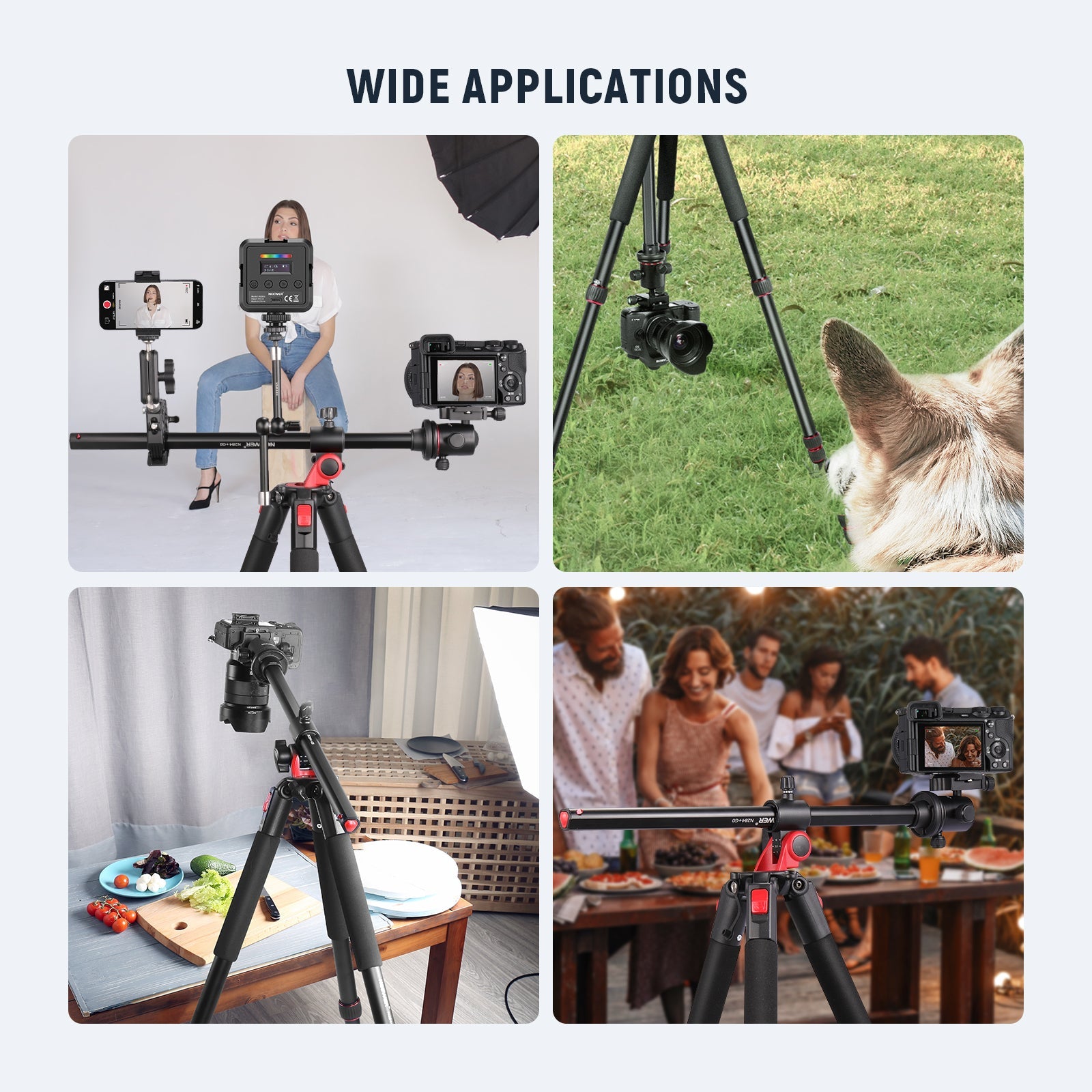 NEEWER 79 inch Camera Tripod Monopod - Techable