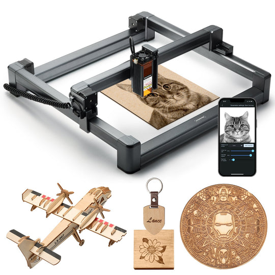 [Discontinued][Open Box] Jinsoku LC-40 Laser Engraver, Wireless Control & GRBL Controller Support