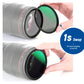 NEEWER 3-in-1 ND1000 Magnetic ND Lens Filter Kit (10 stops) - Techable