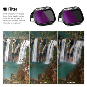 NEEWER 3-Pack ND Filter Set for DJI Mavic Mini/Mini 2/Mini SE/Mini 2SE - Techable