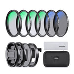 NEEWER 58mm Lens Filter Kit For GoPro Hero 8/7/6/5 - Techable