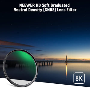 NEEWER 3 Stop HD Soft GND8 Lens Filter