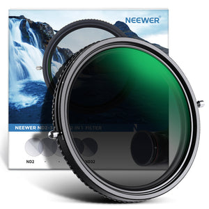 NEEWER 2 in 1 Variable ND Filter ND2–ND32 CPL Filter
