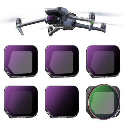 NEEWER 6 Pack ND/CPL Filter Set for DJI Mavic 3 Classic - Techable