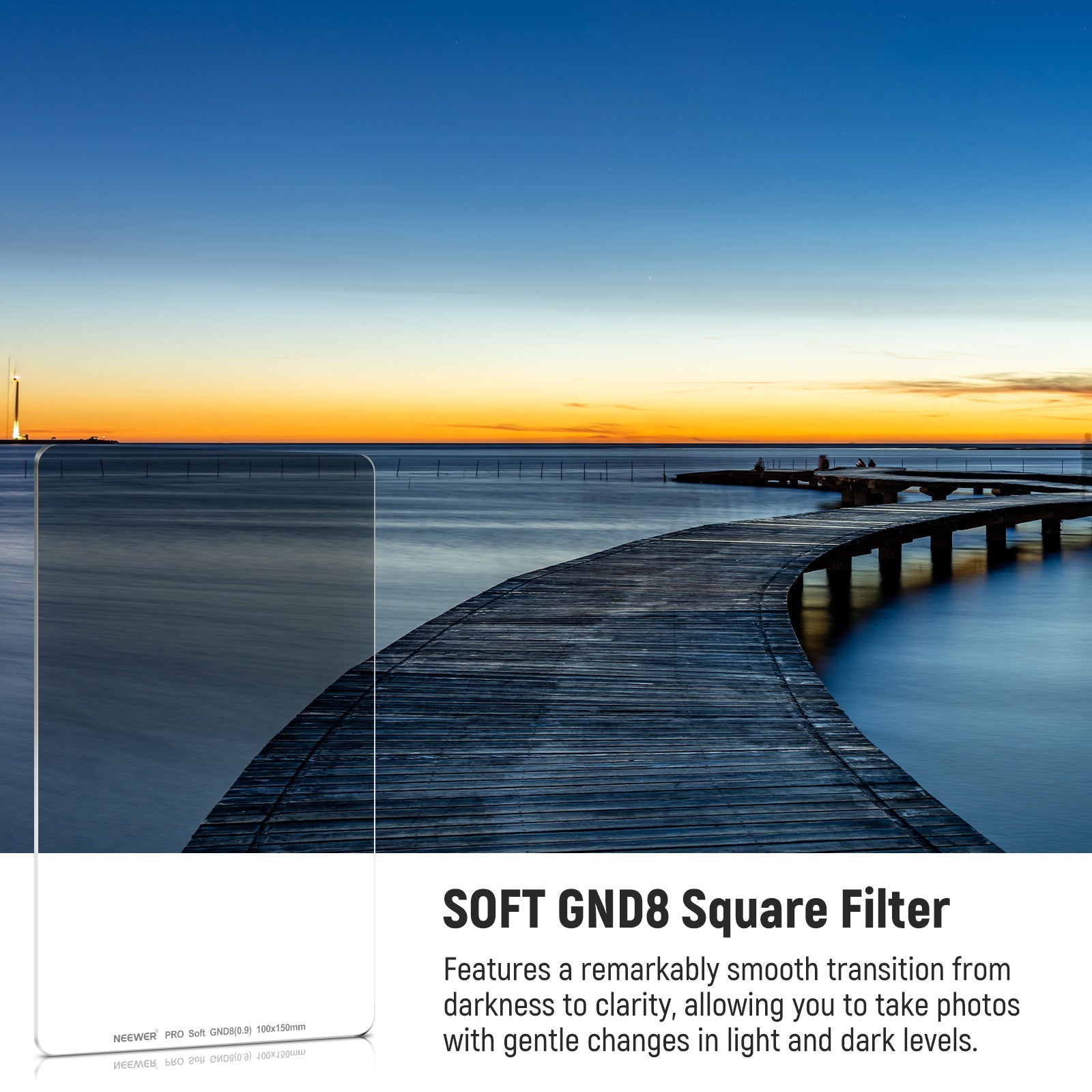 NEEWER 3 Stop SGND8 Square Filter - Techable