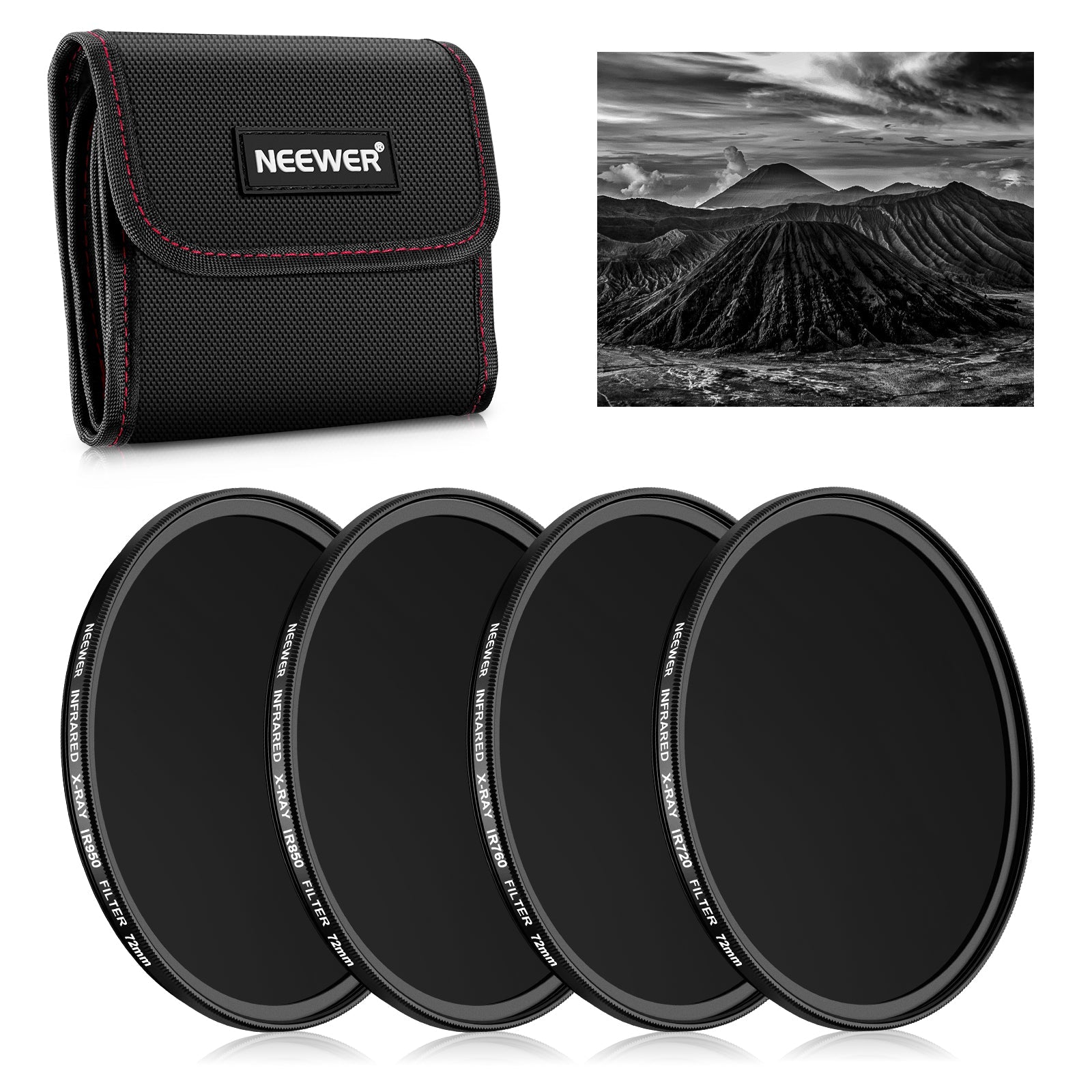 NEEWER 4 Pack Infrared Filter Set - Techable