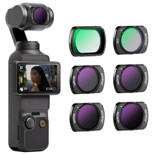 NEEWER  6 Pack Magnetic ND/PL UV CPL Filters Set for DJI OSMO Pocket 3 - Techable