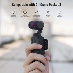 NEEWER  6 Pack Magnetic ND/PL UV CPL Filters Set for DJI OSMO Pocket 3 - Techable