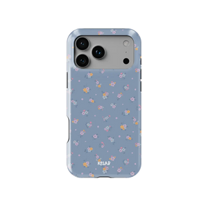 Tiny Meadow | Pastel Blue Floral iPhone Case
