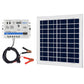 ACOPower 15W 12V Solar Charger Kit, 5A Charge Controller with Alligator Clips