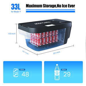 ACOPOWER TesFridge Portable Freezer——Specially Designed for Tesla Model 3, Y, and X