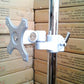 DVC04-BYO Portable Computer Pole Stand - (Pole with caster base alone) - Build Your Own Computer Desk or Medical Pole