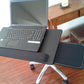 DVC04-F Rolling Pole Computer Workstation - Sit to Stand - Height Adjustable