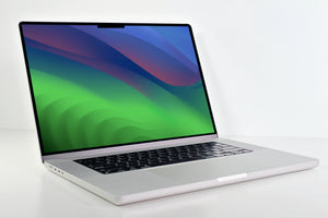 2021 Apple MacBook Pro Laptop 16-inch M1 Max 10-Core CPU 32-Core GPU Up to 64GB RAM 8TB SSD Silver - MK1H3LL/A