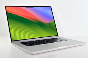 2021 Apple MacBook Pro 16-inch Laptop – M1 Max, 10-Core CPU, 32-Core GPU, 32GB RAM, 1TB SSD, Silver