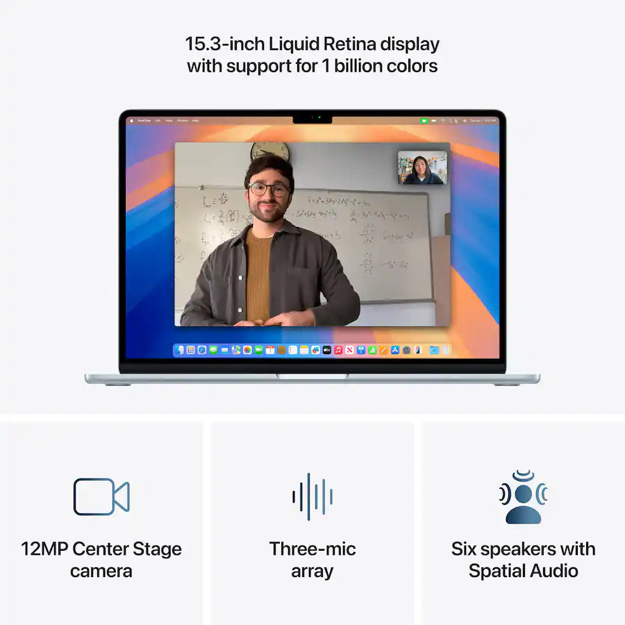 MacBook Air 2025 15 inch M4 Sky Blue | Techable