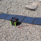 EXP240PRO 786 Wh CPAP Battery + 100 Watt Solar Panel Bundle