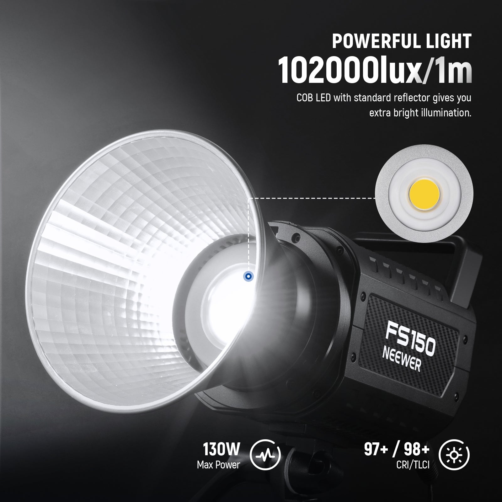 NEEWER 130W FS150 LED Video Light - Techable